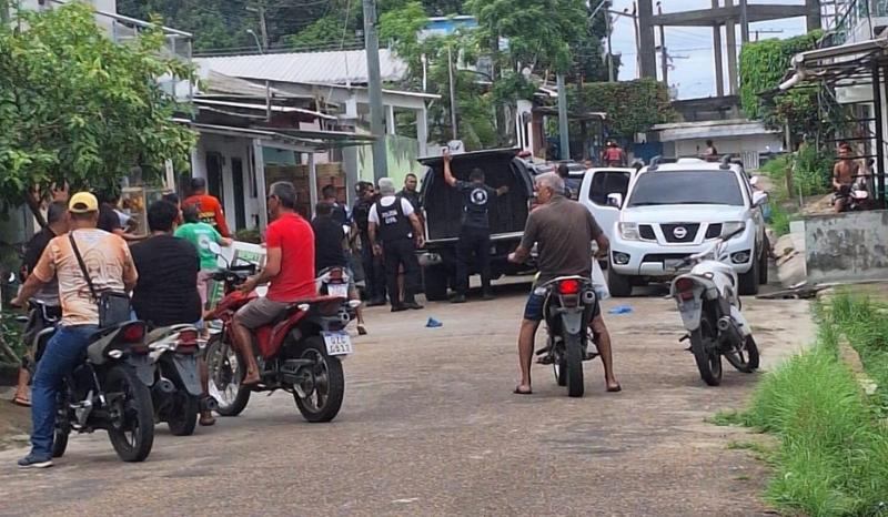 Na noite do domingo (30), no município de Borba que fica a cerca de 151 quilômetros ao sul de Manaus, um homem foi flagrado por câmeras